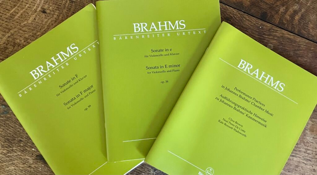 Brahms music booklets