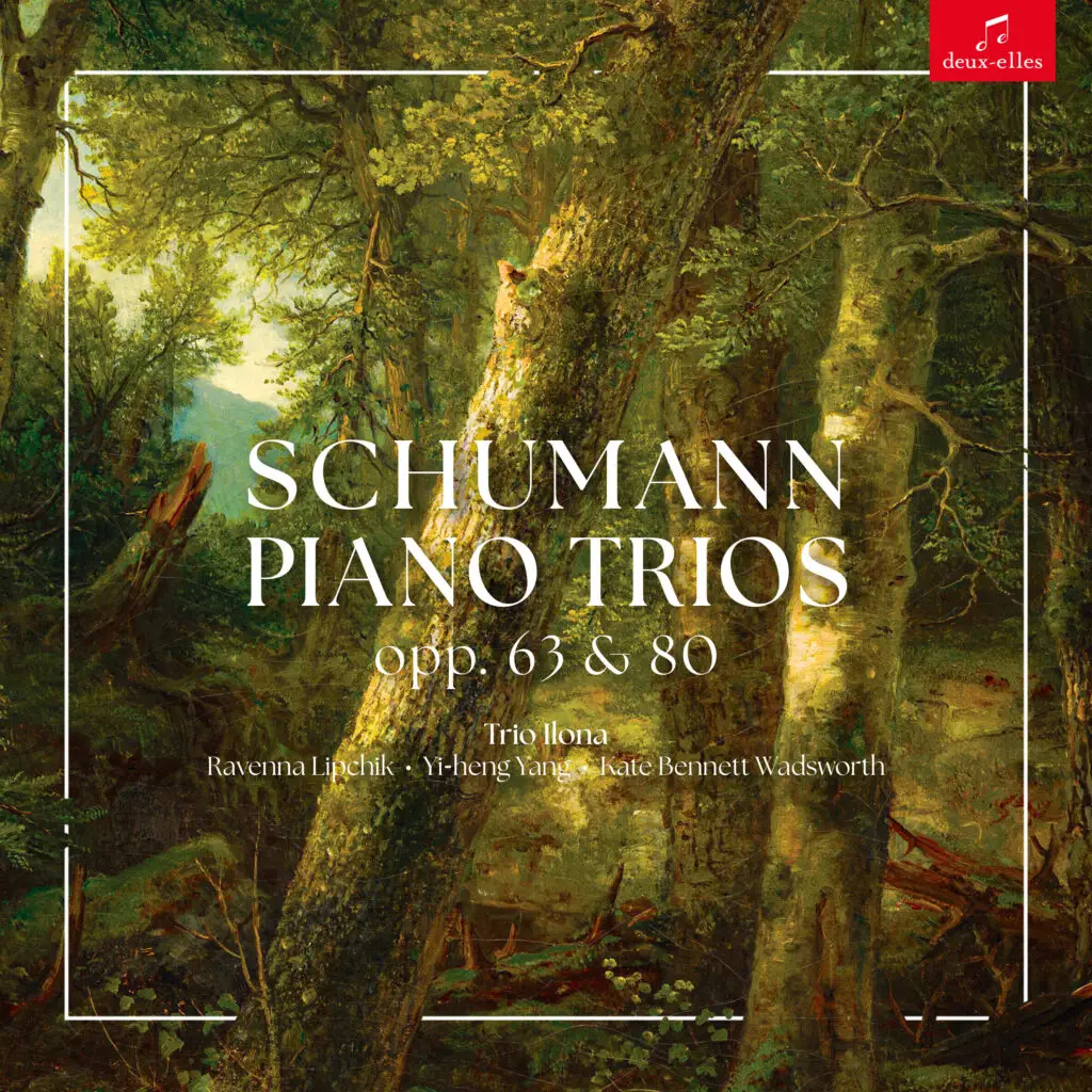 Album cover of "Schumann piano trios"